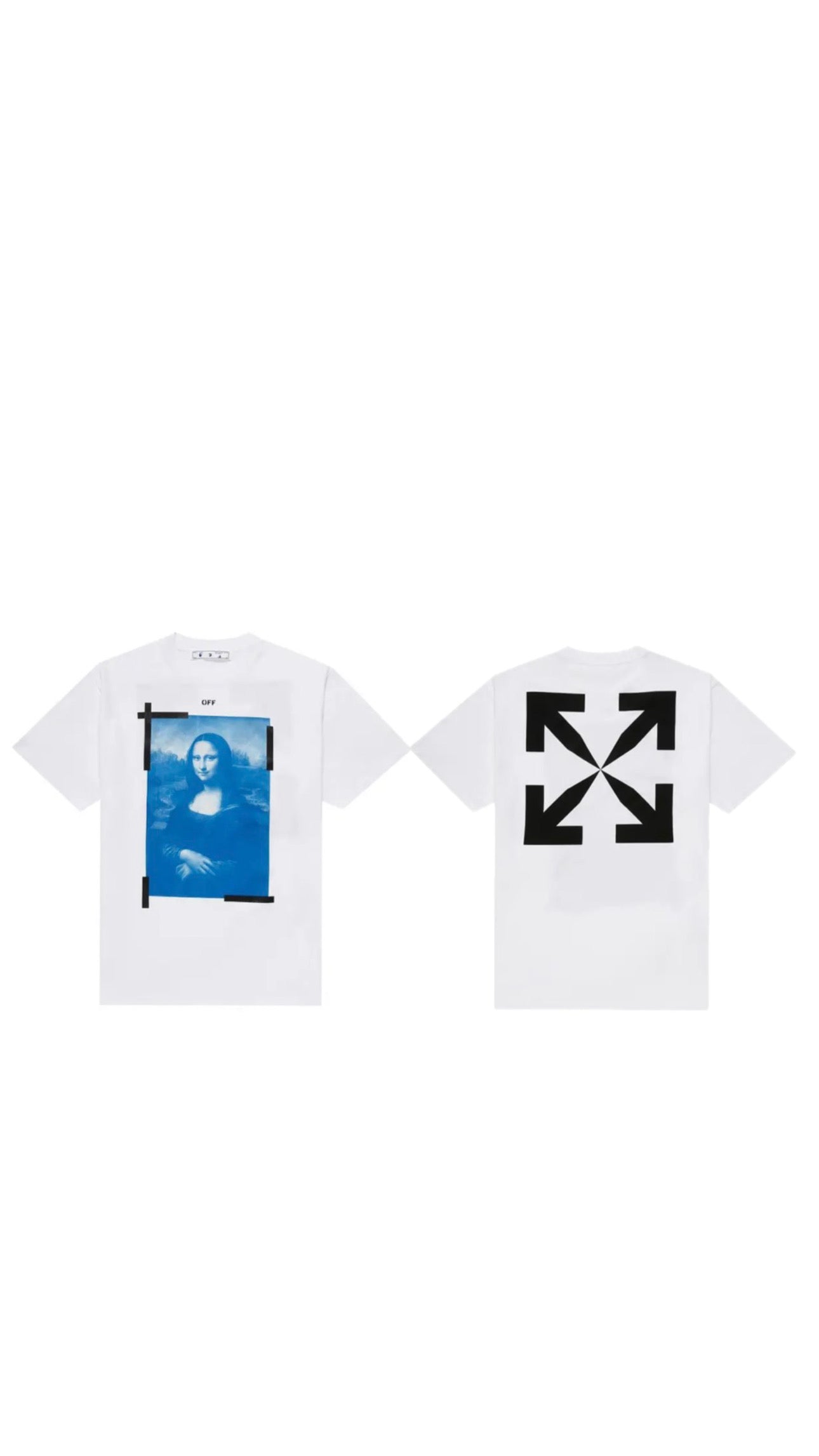 OFF MONALISA WHITE T-SHIRT