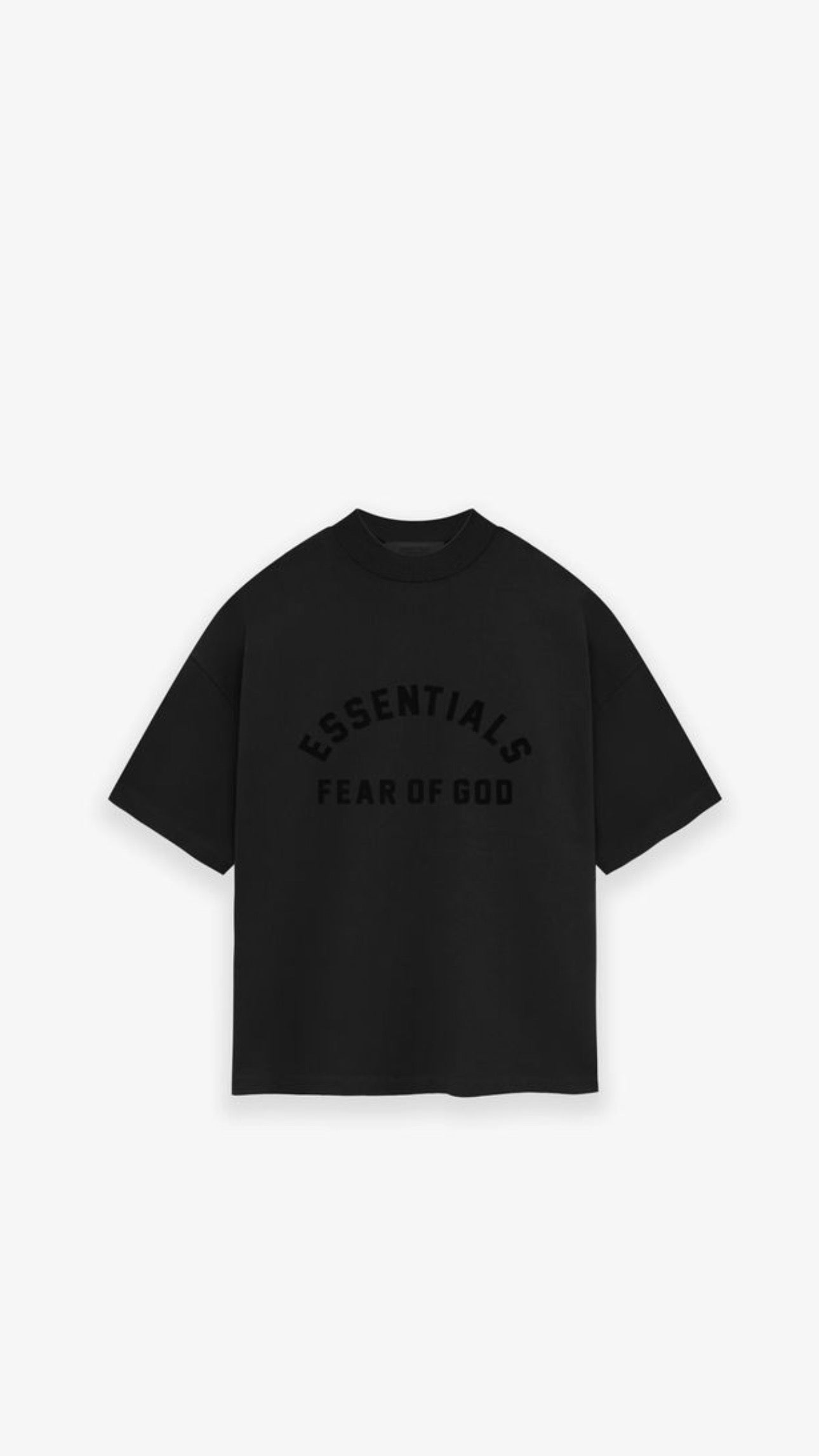 ESSENTIALS FOG - BLACK TSHIRT