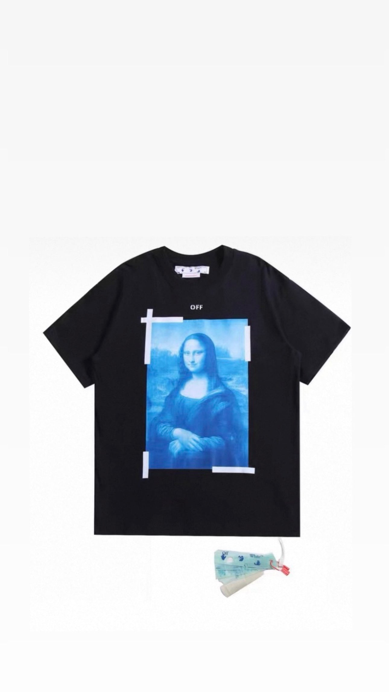 OFF- MONALISA BLACK T-Shirt